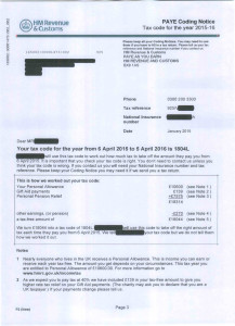 tax code hmrc example wrong huston codes explained personal